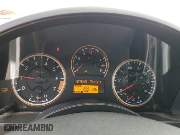 2010 Nissan Titan SE with VIN 1N6BA0ED2AN313022, listed as a Copart auction lot 51222275 with 137,640 mi miles and Salvage title. Bid and sale history available at DreamBid. Image 9.