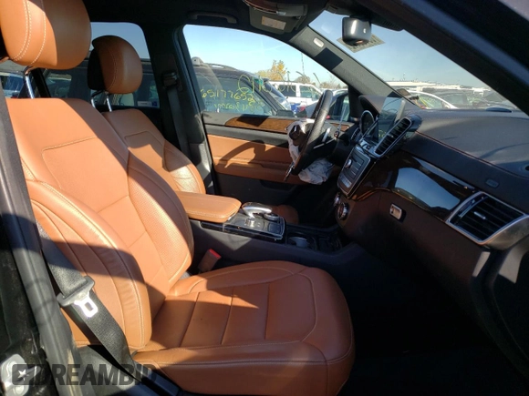 2017 Mercedes-Benz GLS with VIN 4JGDF6EE5HA861182, listed as a Copart auction lot 65160112 with 38,430 mi miles. Bid and sale history available at carsss.com. Image 5.