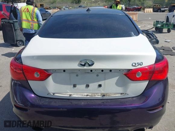 2016 Infiniti Q50 3.0t Premium with VIN JN1EV7AP5GM304586, listed as a IAAI auction lot 41841233 with 103,051 mi miles. Bid and sale history available at carsss.com. Image 17.