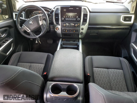 2021 Nissan Titan SV with VIN 1N6AA1EF7MN529875, listed as a Copart auction lot 85896334 with 39,815 mi miles and Clean title. Bid and sale history available at DreamBid. Image 8.