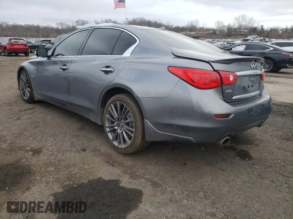 2016 Infiniti Q50 Red Sport 400 с VIN JN1FV7AR7GM450381, выставлен на аукционе Copart как лот 49452785 с пробегом 81 697 миль миль и Списание • Salvage title. История ставок и продаж доступна на DreamBid. Изображение 2.