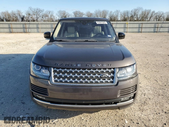 2017 Land Rover Range Rover z VIN SALGS5FE4HA326388, wystawiony jako Copart lot #41847525 z przebiegiem 122 029 mil mil oraz Czysty tytuł • Clean title. Historia ofert i sprzedaży dostępna na DreamBid. Obrazek 5.