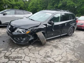 2020 Nissan Pathfinder SL z VIN 5N1DR2CN0LC616709, wystawiony jako Copart lot #55845855 z przebiegiem 64 551 mil mil oraz Szkoda całkowita • Salvage title. Historia ofert i sprzedaży dostępna na DreamBid. Obrazek 1.