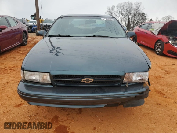 1996 Chevrolet Caprice Classic 1SA Special Value Pkg with VIN 1G1BL52P3TR131469, listed as a Copart auction lot 47561625 with 125,180 mi miles and Salvage Title. Bid and sale history available at carsss.com. Image 5.