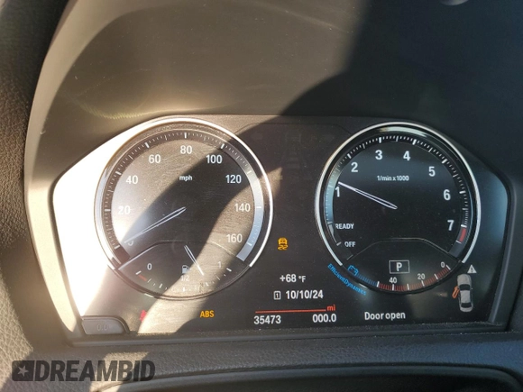 2021 BMW 2 Series 230i with VIN WBA2J1C04M7H58556, listed as a Copart auction lot 75501124 with 35,473 mi miles and Salvage Title. Bid and sale history available at carsss.com. Image 9.