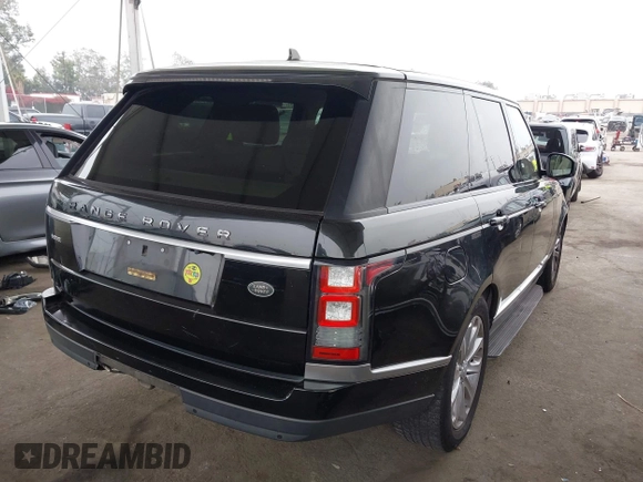 2016 Land Rover Range Rover HSE with VIN SALGS2PF8GA300025, listed as a IAAI auction lot 42450419 with 85,094 mi miles and . Bid and sale history available at DreamBid. Image 4.