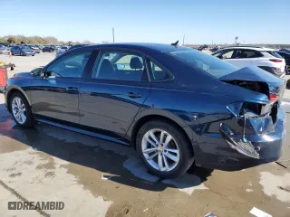 2020 Volkswagen Passat 2.0T S with VIN 1VWAA7A34LC013742, listed as a Copart auction lot 85056104 with 56,595 mi miles and Salvage Title. Bid and sale history available at carsss.com. Image 2.