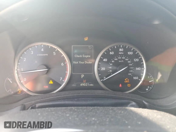 2019 Lexus NX 300 with VIN JTJBARBZ9K2197650, listed as a Copart auction lot 50976215 with 49,021 mi miles and Salvage Title. Bid and sale history available at DreamBid. Image 9.