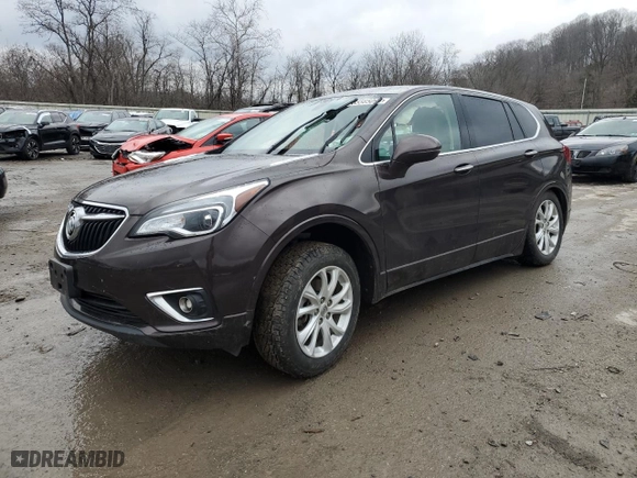 2020 Buick Envision Preferred with VIN LRBFX1SA9LD111790, listed as a Copart auction lot 83565094 with 42,653 mi miles and Salvage Title. Bid and sale history available at carsss.com. Image 1.