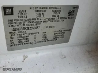 2014 Chevrolet Silverado 1500 LT with VIN 1GCRCREH2EZ353537, listed as a Copart auction lot 43974155 with 177,587 mi miles and Salvage Title. Bid and sale history available at carsss.com. Image 12.