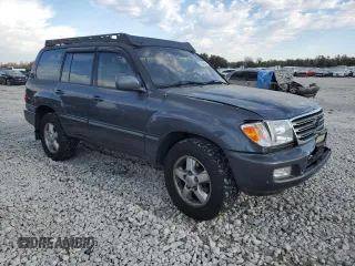 2003 Toyota Land Cruiser with VIN JTEHT05J932044630, listed as a Copart auction lot 76836364 with 215,802 mi miles and Salvage Title. Bid and sale history available at carsss.com. Image 4.