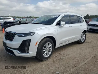 2023 Cadillac XT6 FWD Luxury with VIN 1GYKPAR4XPZ228457, listed as a Copart auction lot 51110765 with 22,439 mi miles and Salvage Title. Bid and sale history available at DreamBid. Image 1.