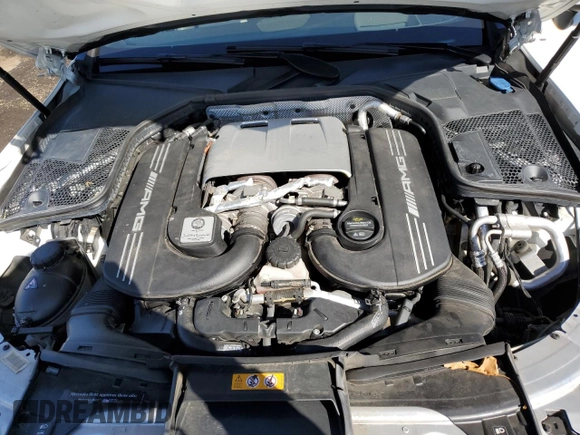 2019 Mercedes-Benz C 63 S AMG with VIN WDDWJ8HB5KF855455, listed as a Copart auction lot 49669255 with 35,982 mi miles and Salvage title. Bid and sale history available at DreamBid. Image 11.