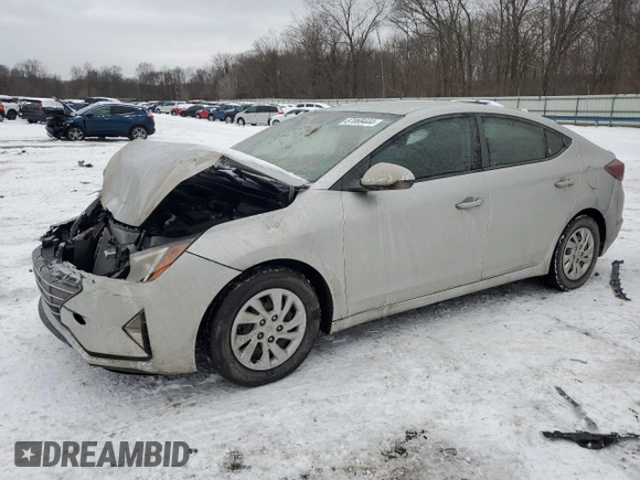2019 Hyundai Elantra SE with VIN 5NPD74LFXKH419550, listed as a Copart auction lot 87069444 with 49,507 mi miles and Salvage Title. Bid and sale history available at DreamBid. Image 1.