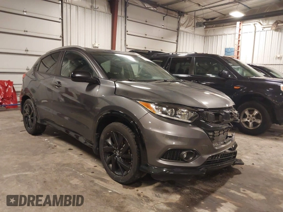 2022 Honda HR-V Sport with VIN 3CZRU6H15NM710876, listed as a IAAI auction lot 41760644 with 80,280 mi miles. Bid and sale history available at carsss.com. Image 1.