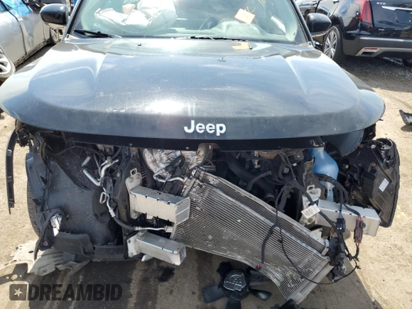 2022 Jeep Compass Limited with VIN 3C4NJDCB0NT101055, listed as a Copart auction lot 56143005 with Not provided miles and Salvage title. Bid and sale history available at DreamBid. Image 12.