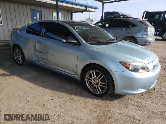 2007 Scion tC Spec with VIN JTKDE177570202301, listed as a Copart auction lot 83015074 with 184,108 mi miles and Salvage Title. Bid and sale history available at carsss.com. Image 4.