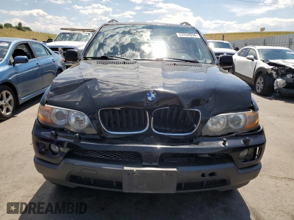 2004 BMW X5 3.0i with VIN 5UXFA13594LU34716, listed as a Copart auction lot 62934654 with 166,996 mi miles and Salvage Title. Bid and sale history available at carsss.com. Image 5.