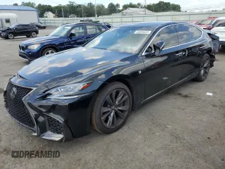 2018 Lexus LS with VIN JTHC51FF2J5004506, listed as a Copart auction lot 58495633 with 0 mi miles. Bid and sale history available at carsss.com. Image 1.