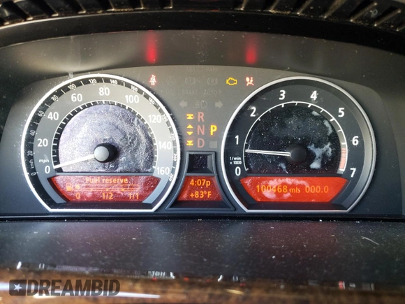 2003 BMW 7 Series 745i with VIN WBAGL63473DP68267, listed as a Copart auction lot 69923064 with 100,468 mi miles and Salvage title. Bid and sale history available at DreamBid. Image 9.