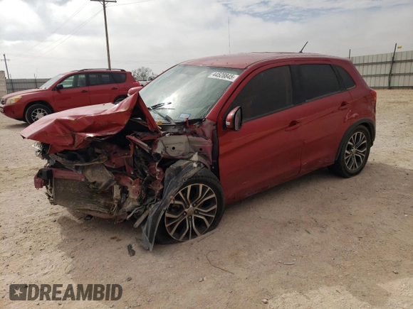 2016 Mitsubishi Outlander Sport 2.4 SE with VIN JA4AP3AW9GZ027749, listed as a Copart auction lot 44528845 with 107,322 mi miles and Salvage Title. Bid and sale history available at carsss.com. Image 1.