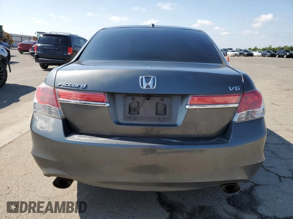 2011 Honda Accord EX-L with VIN 1HGCP3F81BA006931, listed as a Copart auction lot 54868085 with 212,648 mi miles and Salvage title. Bid and sale history available at DreamBid. Image 6.