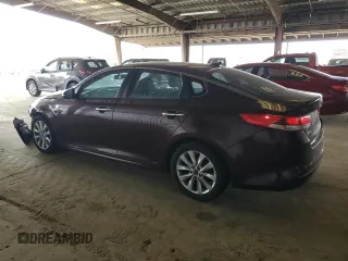 2017 Kia Optima LX with VIN 5XXGT4L3XHG153921, listed as a Copart auction lot 55926695 with 140,246 mi miles and Salvage title. Bid and sale history available at DreamBid. Image 2.