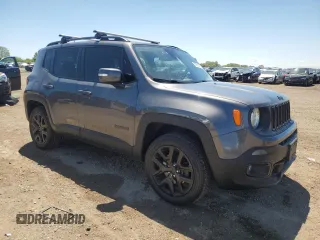 2017 Jeep Renegade Latitude with VIN ZACCJBBB2HPE66958, listed as a Copart auction lot 57961435 with 154,393 mi miles and Salvage title. Bid and sale history available at DreamBid. Image 4.