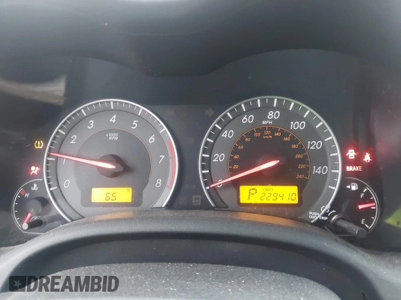 2010 Toyota Corolla with VIN 2T1BU4EE9AC416449, listed as a IAAI auction lot 42605145 with 229,410 mi miles and . Bid and sale history available at DreamBid. Image 7.