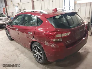 2017 Subaru Impreza Limited with VIN 4S3GTAU62H3738810, listed as a IAAI auction lot 41225478 with 52,606 mi miles. Bid and sale history available at carsss.com. Image 3.