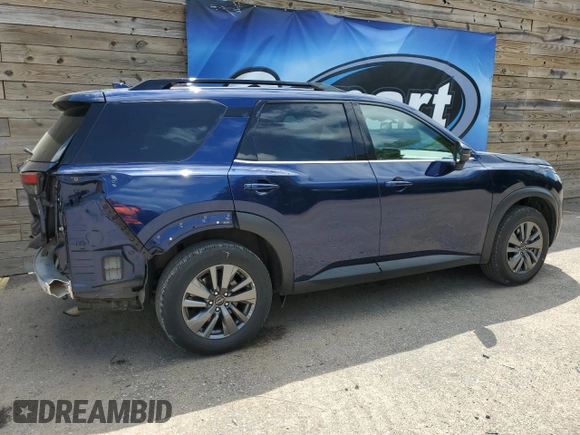 2024 Nissan Pathfinder SV with VIN 5N1DR3BA8RC277095, listed as a Copart auction lot 65953815 with 40,972 mi miles and Clean title. Bid and sale history available at DreamBid. Image 3.