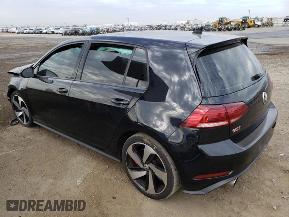 2019 Volkswagen Golf GTI S with VIN 3VW6T7AU5KM036937, listed as a Copart auction lot 67704133 with 33,752 mi miles. Bid and sale history available at carsss.com. Image 2.