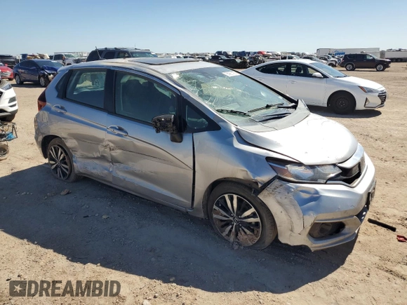 2019 Honda Fit EX with VIN 3HGGK5H86KM737981, listed as a Copart auction lot 55991435 with 79,106 mi miles and Salvage title. Bid and sale history available at DreamBid. Image 4.