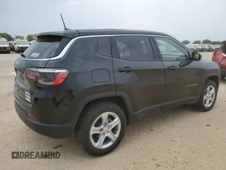2023 Jeep Compass Sport with VIN 3C4NJDANXPT509952, listed as a Copart auction lot 53967145 with 10,571 mi miles and Clean title. Bid and sale history available at DreamBid. Image 3.