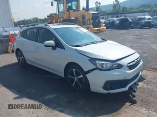2021 Subaru Impreza Premium with VIN 4S3GTAD68M3716546, listed as a IAAI auction lot 42469234 with 55,450 mi miles and . Bid and sale history available at DreamBid. Image 1.