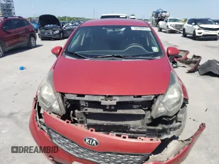 2015 Kia Rio LX with VIN KNADM4A30F6501897, listed as a Copart auction lot 52390015 with 83,631 mi miles and Salvage Title. Bid and sale history available at carsss.com. Image 5.