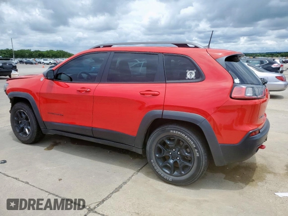2019 Jeep Cherokee Trailhawk z VIN 1C4PJMBX8KD315136, wystawiony jako Copart lot #60614805 z przebiegiem 102 936 mil mil oraz Czysty tytuł • Clean title. Historia ofert i sprzedaży dostępna na DreamBid. Obrazek 2.