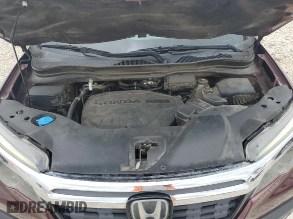 2019 Honda Ridgeline RTL-E with VIN 5FPYK3F70KB002068, listed as a Copart auction lot 54766055 with 109,131 mi miles and Clean title. Bid and sale history available at DreamBid. Image 11.