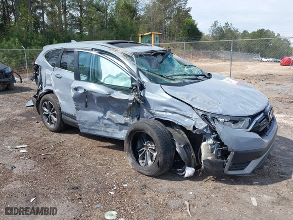 2020 Honda CR-V EX with VIN 5J6RW1H51LA001520, listed as a IAAI auction lot 41878828 with 1 mi miles. Bid and sale history available at carsss.com. Image 1.