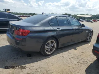 2015 BMW 5 Series 528i with VIN WBA5A5C5XFD513763, listed as a Copart auction lot 63825535 with 147,982 mi miles and Salvage title. Bid and sale history available at DreamBid. Image 3.