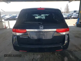 2017 Honda Odyssey EX-L with VIN 5FNRL5H62HB012121, listed as a Copart auction lot 47698345 with 98,940 mi miles and Salvage Title. Bid and sale history available at DreamBid. Image 6.
