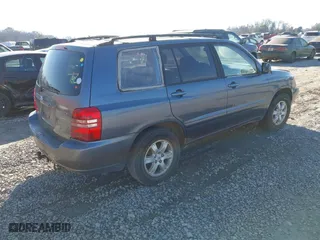 2003 Toyota Highlander with VIN JTEGF21A930119908, listed as a IAAI auction lot 41682795 with 1 mi miles. Bid and sale history available at carsss.com. Image 4.