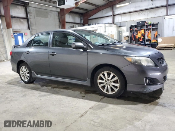 2009 Toyota Corolla with VIN 1NXBU40E49Z072000, listed as a Copart auction lot 55292905 with 188,275 mi miles and Clean Title. Bid and sale history available at carsss.com. Image 4.