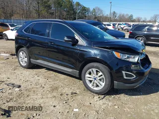 2017 Ford Edge SEL with VIN 2FMPK3J89HBB27138, listed as a IAAI auction lot 41351376 with 101,606 mi miles. Bid and sale history available at carsss.com. Image 1.
