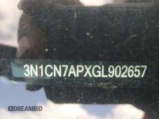 2016 Nissan Versa S z VIN 3N1CN7APXGL902657, wystawiony jako Copart lot #64367005 z przebiegiem Nie podano mil oraz Szkoda całkowita • Salvage title. Historia ofert i sprzedaży dostępna na DreamBid. Obrazek 12.