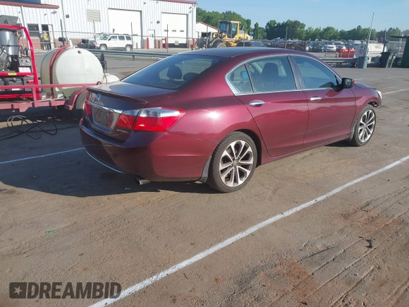 2015 Honda Accord Sport with VIN 1HGCR2F50FA117874, listed as a IAAI auction lot 42136595 with 152,240 mi miles and . Bid and sale history available at DreamBid. Image 4.