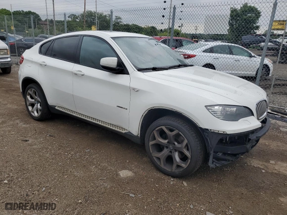 2014 BMW X6 xDrive35i with VIN 5UXFG2C59E0C45459, listed as a Copart auction lot 63804334 with 302,443 mi miles and Salvage Title. Bid and sale history available at carsss.com. Image 4.