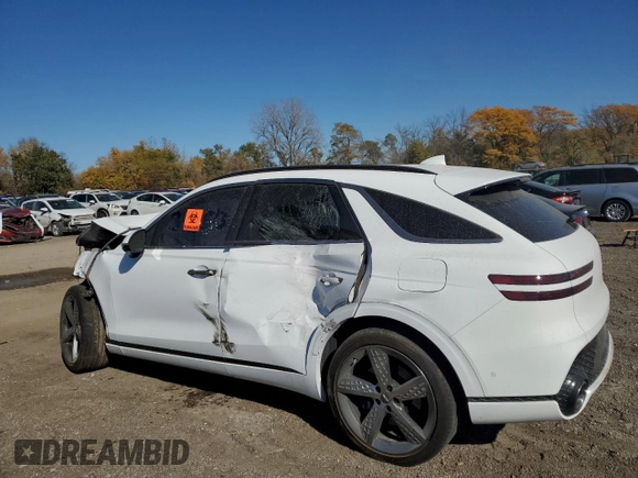 2022 Genesis GV70 Sport с VIN KMUMCDTC3NU015045, выставлен на аукционе Copart как лот 77481254 с пробегом Не указан миль и Списание • Salvage title. История ставок и продаж доступна на DreamBid. Изображение 2.