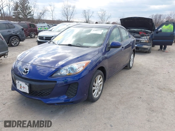 2012 Mazda Mazda3 i Touring with VIN JM1BL1V70C1558263, listed as a IAAI auction lot 41889154 with 31,161 mi miles. Bid and sale history available at carsss.com. Image 17.