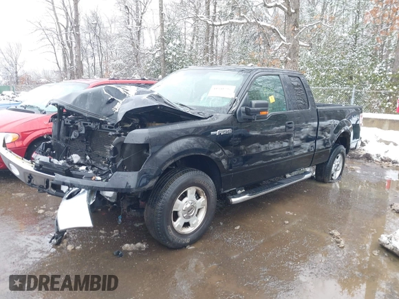 2009 Ford F-150 XL with VIN 1FTPX14V69FB05187, listed as a IAAI auction lot 41548156 with 14 mi miles. Bid and sale history available at carsss.com. Image 2.